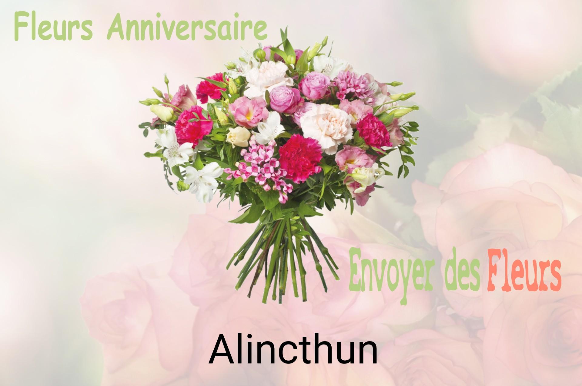 Bouquet de fleurs d’anniversaire livré à Alincthun